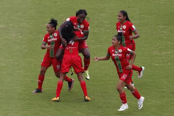 Nacional logró el triunfo en la Liga BetPlay Femenina ante Cortuluá en su primer partido en el Atanasio Girardot. 