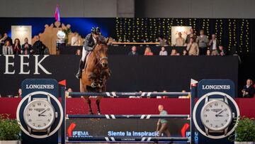 Julien Epaillard con su yegua Caracole de la Roque en Madrid,