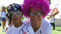 Real Madrid enjoy a barbecue with family after training