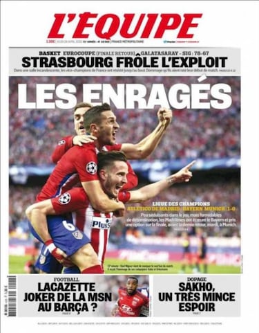 La Prensa: "¿Necesita ganar al Bayern? Llame a Saúl"