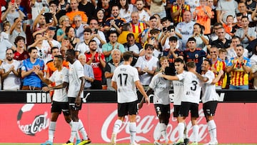 17/09/22  PARTIDO PRIMERA DIVISION  
VALENCIA CF - RC CELTA DE VIGO
GOL 2-0 MARCOS ANDRE 
ALEGRIA 