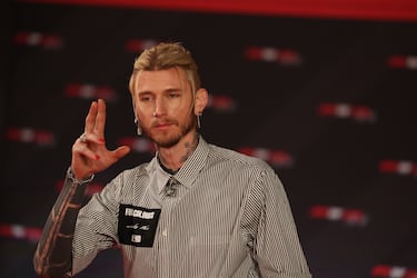 El músico Machine Gun Kelly.