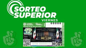 Sorteo Superior 2802: resultados y números premiados | 12 de abril del 2024