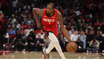 Kevin Durant imparable en una reñida victoria para Houston