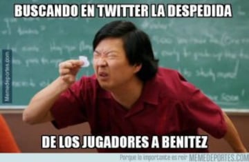 Los memes sobre la destitución de Rafa Benítez