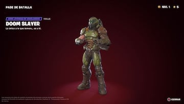 Skin Doom Slayer en Fortnite