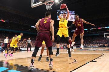 Las imágenes del triunfo de los Wolverines en el Final Four