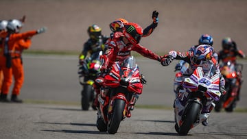 Mart¨ªn (89) va a por Bagnaia (1).