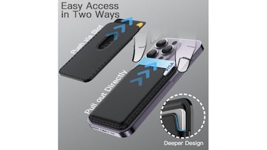 La billetera magnética para iPhone, compatible con MagSafe, que mejorará y mucho cómo llevas las tarjetas