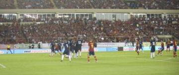 Golazo de Ramos de falta en partido amistoso ante Panamá en 2012.