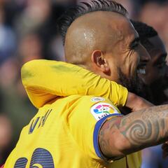 La marca goleadora con que Vidal supera a CR7 y Agüero