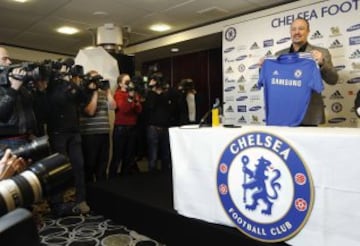 El técnico madrileño fué presentado con el Chelsea en noviembre de 2012.