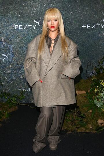 Rihanna en un evento de Fenty en 2024.