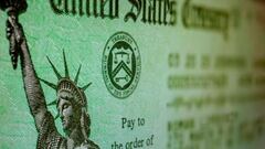 Cheque del Departamento del Tesoro de Estados Unidos.