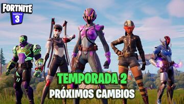 Estos son los próximos cambios de Fortnite Temporada 2