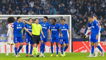 02/01/24 PARTIDO DE PRIMERA DIVISION
GETAFE CF - RAYO VALLECANO
ARBITRO FIGUEROA VAZQUEZ PROTESTA