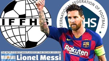 Messi supera a Cristiano como el mejor de la década para la IFFHS