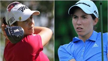 Beatriz Recari y Carlota Ciganda, firmes aspirantes a la victoria espa&ntilde;ola en el Estrella Damm Mediterranean Open.