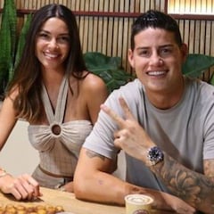 James y Joana Sanz, juntos en Colombia