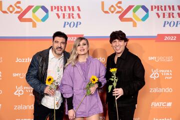 Tony Aguilar, Cristina Boscá y Dani Moreno.