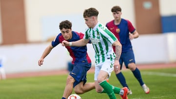 Barcelona-Betis, semifinales de la Copa del Rey Juvenil.