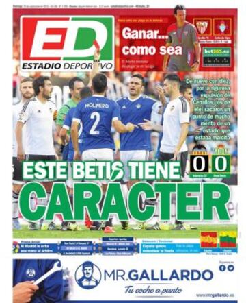 Portadas de la prensa deportiva