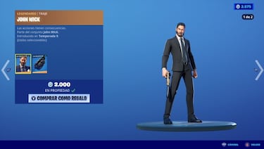 Fortnite: el skin John Wick vuelve a la tienda por tiempo limitado