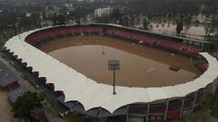 Así está ahora el estadio Fiscal de Talca tras la inundación: te va a sorprender