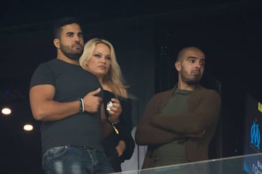 Pamela Anderson, fan n¨²mero uno de Rami y del Marsella