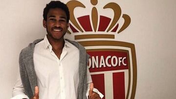 Jordi Mboula, en el momento de su fichaje por el Mónaco.