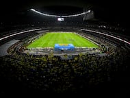 General View Stadium during the game America vs Guadalajara, corresponding to second leg match of Semifinals of the Torneo Clausura 2023 of the Liga BBVA MX, at Azteca Stadium, on May 21, 2023.
<br><br>
Vista general del Estadio durante el partido America vs Guadalajara, Correspondiente al partido de Vuelta de Semifinales del Torneo Clausura 2023 de la Liga BBVA MX, en el Estadio Azteca, el 21 de Mayo de 2023.