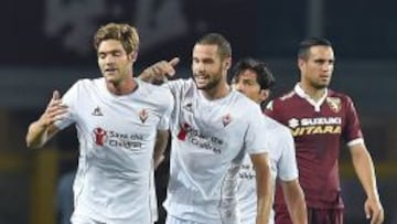 Matías Fernández fue titular en primera caída de la Fiorentina