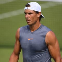 Nadal preparó con Nishikori su debut ante el japonés Sugita