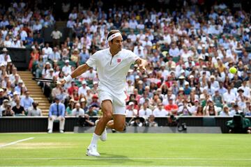 Roger Federer se enfrentará a Rafael Nadal en la semifinal de Wimbledon. El suizo dejó en el camino a Nishikori, Berrentini y Pouille