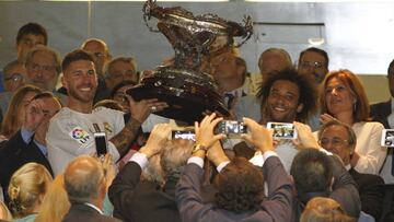 En 2015 fue ante el Galatasaray. Ramos y Marcelo levantaron el Trofeo el pasado 18 de agosto.