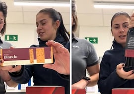 Una trabajadora de Lidl comparte la cesta de Navidad con el regalo más deseado: “¡Lo vendo en Vinted!”