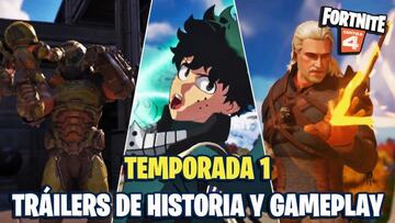 Fortnite Cap&iacute;tulo 4: tr&aacute;ilers con DOOM Slayer, Mr. Beast, Hulk,  Geralt de Rivia y Deku de My Hero Academia