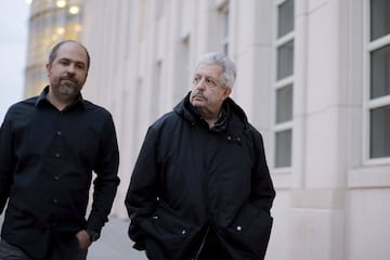 El expresidente de la Federación Venezolana de Fútbol, Rafael Esquivel, a su salida de la Corte Federal De Brooklyn el 10 de marzo.