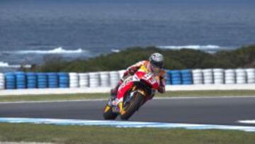 Marc Márquez en Phillip Island.
