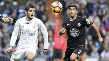 Morata y Juanfran.