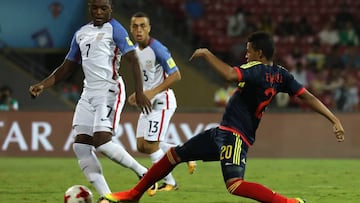 Estados Unidos-Colombia en vivo y en directo online, fecha 3 de la fase de grupos del Mundial Sub-17, que se jugar&aacute; en Bombay a partir de las 9:30 a.m.
