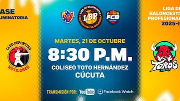 Sigue en vivo Motilones vs. Toros