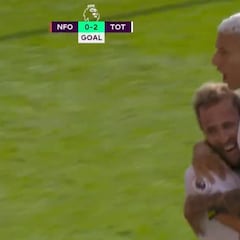 Está compitiendo con Haaland y lo demuestra así: doblete de Harry Kane con asistencia de oro de Richarlison