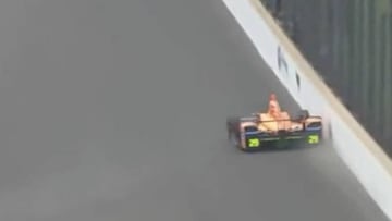 Provoca miedo: Alonso al límite roza el muro a 370 km/h