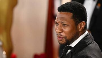 US actor Jonathan Majors attends the 95th Annual Academy Awards at the Dolby Theatre in Hollywood, California on March 12, 2023. (Photo by Robyn BECK / AFP) (Photo by ROBYN BECK/AFP via Getty Images)