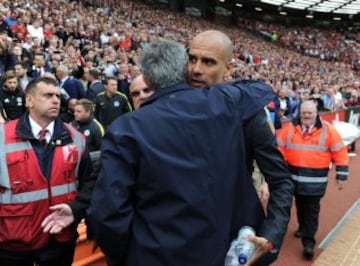 Mourinho vs Guardiola en imágenes