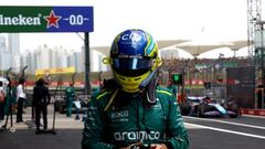 Fernando Alonso (Aston Martin). Shanghái, China. F1 2024.