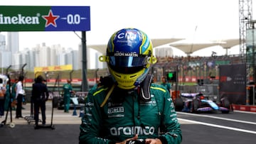 Fernando Alonso (Aston Martin). Shangh¨¢i, China. F1 2024.