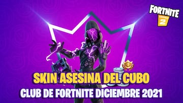 Así es el skin Asesina del Cubo del Club de Fortnite de diciembre 2021
