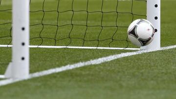 Goal-line technology is tested during England&#039;s International friendly football match against Belgium at Wembley Stadium in London, England 